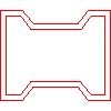 Bruk-Bet Sp. z o.o. - Paving BEHATON 20x16.5x8 cm - Front view dwg