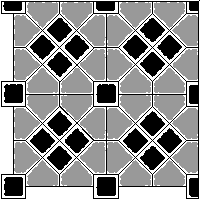 Bruk-Bet Sp. z o.o. - Paving slabs  of 8 cm OLD TOWN - Upper right dwg