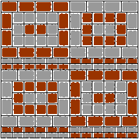 Bruk-Bet Sp. z o.o. - Paving slabs  of 8 cm OLD TOWN - The pattern dwg