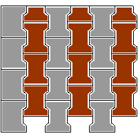 Bruk-Bet Sp. z o.o. - Paving thickness of 10 cm BEHATON - Top left corner dwg