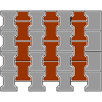 Bruk-Bet Sp. z o.o. - Paving thickness of 10 cm BEHATON - Upper right dwg