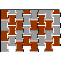 Bruk-Bet Sp. z o.o. - Paving thickness of 10 cm BEHATON - Top left corner dwg