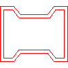 Bruk-Bet Sp. z o.o. - Kostka brukowa BEHATON 20x16.5x10 cm - Widok z przodu dwg