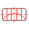 Cerabud S.A. - Block ceiling Ceram 50 - Plan view dwg