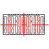 Cerabud S.A. - Patterned brick K-3 Krotoszyn - Front view dwg