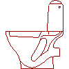 Cersanit S.A. - Compact E 010 34x64 - Section dwg