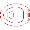 Cersanit S.A. - Miska ustępowa A 10 40x35 - Rzut dwg