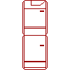 De Dietrich Technika Grzewcza - Gas fired Eliade DTG EH 120-4 - Plan view dwg