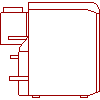 De Dietrich Technika Grzewcza - Gas fired DIETRIGAZ DTG 1 220-6 - Side view dwg