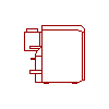 De Dietrich Technika Grzewcza - Gas fired DIETRIGAZ DTG 1 3x220-10 - Side view dwg