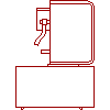 De Dietrich Technika Grzewcza - Gas fired Eliade DTG M-2 120-5 - Side view dwg