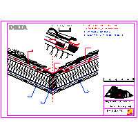 Cosella-Dörken Products, Inc. - KV03 - Trash leaned on the staff supporting - Roof ventilation - ventilation design dwg