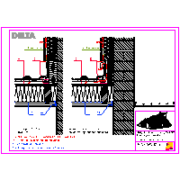 Dorken Polska Sp. z o.o. - WV03 - Przyłączenie ściany do powierzchni dachu - Dach niewentylowany - całkowicie izolowana konstrukcja z szalunkiem dwg