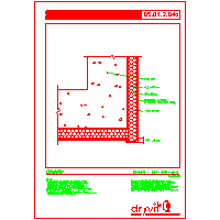 Dryvit Systems - Ceiling with drip - Ceiling with drip dwg