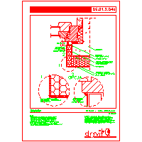 Dryvit Systems - Wooden window frame of the glyph - Wooden window frame of the glyph dwg