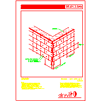 Dryvit Systems - Rozkład kołków-strefa krawędziowa 1 m - Rozkład kołków-strefa krawędziowa 1 m dwg