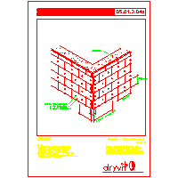 Dryvit Systems - Rozkład kołków-strefa krawędziowa 1,5 m - Rozkład kołków-strefa krawędziowa 1,5 m dwg