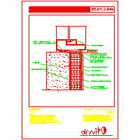 Dryvit Systems - Okno bez parapetu - Okno bez parapetu dwg