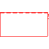 Elektra - Wall radiator panel electron. VP910KET (power 1000 W) - Plan view dwg