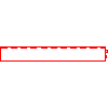 Elektra - Wall heater battened electronic VL908KET (power 800 W) - Plan view dwg