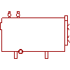 Ferroli  - Boiler PREX 3G AS 1250 - Side view dwg