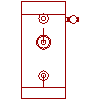 Ferroli  - Boiler PREX AS AS 230 - Projection dwg