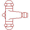 Grohe Polska - Bateria bidetowa 24407 - Rzut dwg