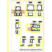 HALFEN Contact - Window Series 2.1 - Profile system 2.1 - stakes sash window bars dwg