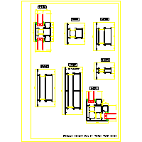 HALFEN Contact - Window Series 2.1 - 2.1 Profile system - window bars corner post dwg