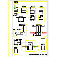 HALFEN Contact - Window Series A72 - Profile A72 - the frame and posts dwg