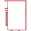 Immergas Polska Sp. z o.o. - Fired boiler Ares 18 MA - Side view dwg