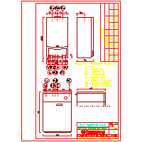 Immergas Polska Sp. z o.o. - The boiler closed combustion chamber - The dimensions and specifications connections boiler EOLO SUPERIOR 24 PLUS 120 dwg