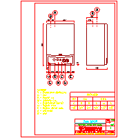 Immergas Polska Sp. z o.o. - The boiler closed combustion chamber - The dimensions and specifications connections boiler ZEUS Maior 21 dwg