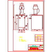 Immergas Polska Sp. z o.o. - Fired boiler - The dimensions and specifications of the boiler connections ARES 36 dwg