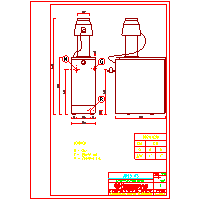 Immergas Polska Sp. z o.o. - Fired boiler - The dimensions and specifications of the boiler connections ARES 43 dwg