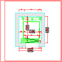 Lift Service - Passenger lifts - Lift with hydraulic drive dwg