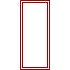 Noclaf - Hanging cupboard (g.22) (30x72x22) - Plan view dwg