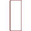 Noclaf - Standing cupboard shelf (30x84x32) - Side view dwg