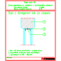 Norgips Poland - The contact with the girder or pole S6 - The contact with the girder or pole S6 dwg