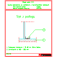 Norgips Poland - Styk z podłogą S13 - Styk z podłogą S13 dwg