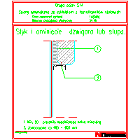 Norgips Poland - Styk i ominiecie dźwigara lub słupa S14 - Styk i ominiecie dźwigara lub słupa S14 dwg