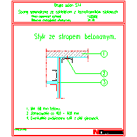 Norgips Poland - Contact with the concrete ceiling S14 - Contact with the concrete ceiling S14 dwg