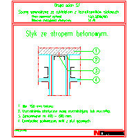 Norgips Poland - Styk z sufitem ze stropem betonowym S7 - Styk z sufitem ze stropem betonowym S7 dwg