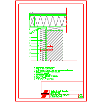 Optiroc - Insulation system SerpoTerm VWS contact warming flat roof - Contact warming flat roof dwg