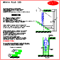 Rintal Polska Sp. z o.o. - ARAYA Plus 250 - przekrój i widok - ARAYA Plus 250 - przekrój i widok dwg