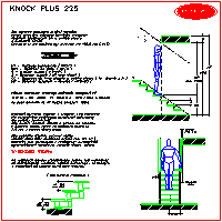 Rintal Polska Sp. z o.o. - KNOCK Plus 225 - section and view - KNOCK Plus 225 - section and view dwg