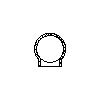 Schiedel GmbH - The chimney RONDO pipe with a connection door Avg. 18 cm - Cross-section dwg