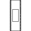 Schiedel Sp. z o.o. - System kominowy RONDO Rura z przyłączem drzwiczek Śr. 20 cm - Widok z boku dwg