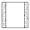 Schiedel GmbH - The chimney RONDO hollow outer 34x34 - Cross-section dwg