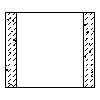 Schiedel GmbH - The chimney RONDO hollow outer 39x39 - Cross-section dwg